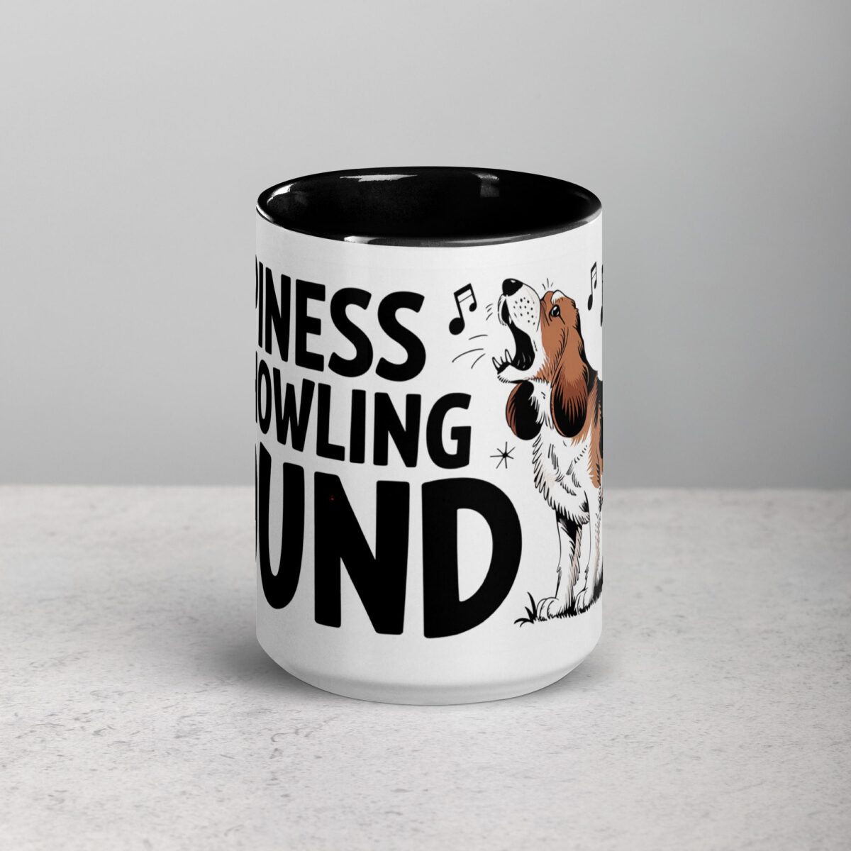 Happiness Is a Howling Hound Coffee Mug - Image 4