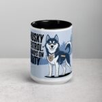 Husky Patrol: Always on Duty Coffee Mug - Image 4