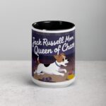 Jack Russell Mom: Queen of Chaos Coffee Mug - Image 4