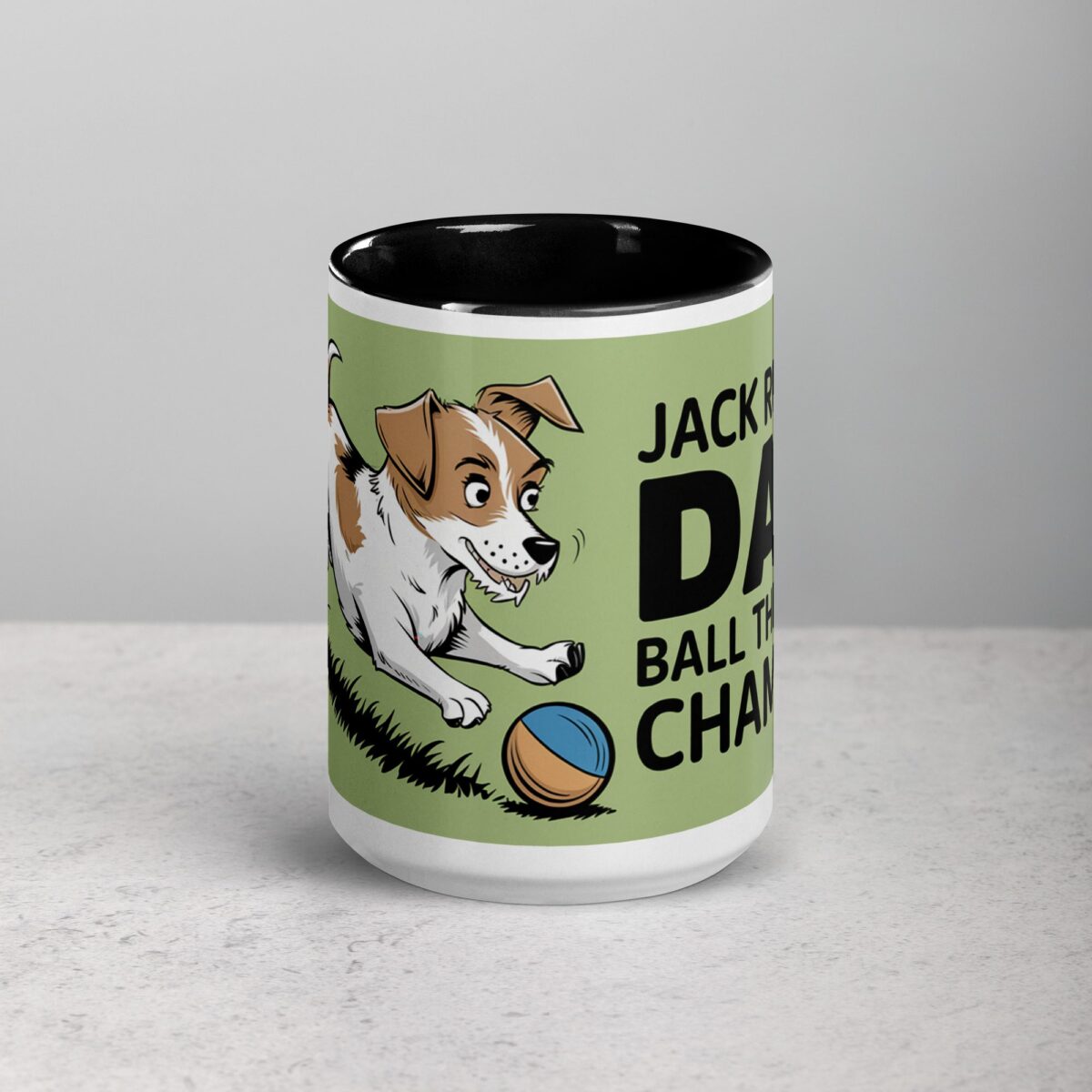 Jack Russell Dad: Ball Throwing Champion Coffee Mug - Image 4