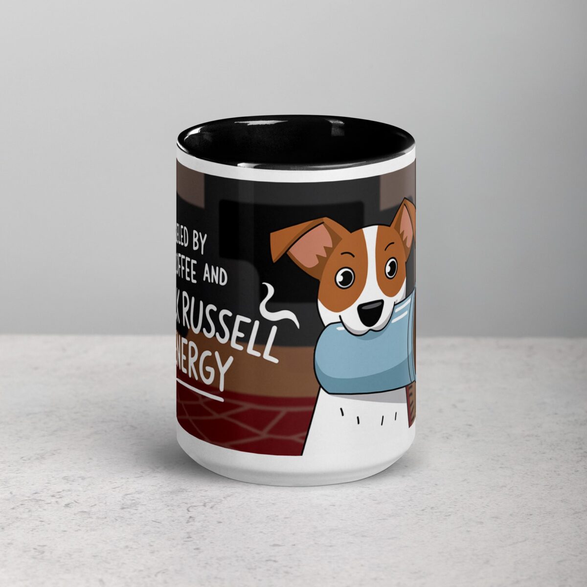 Fueled by Coffee and Jack Russell Energy Mug - Image 4