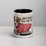 Jack Russell Hair, Don’t Care Coffee Mug - Image 4