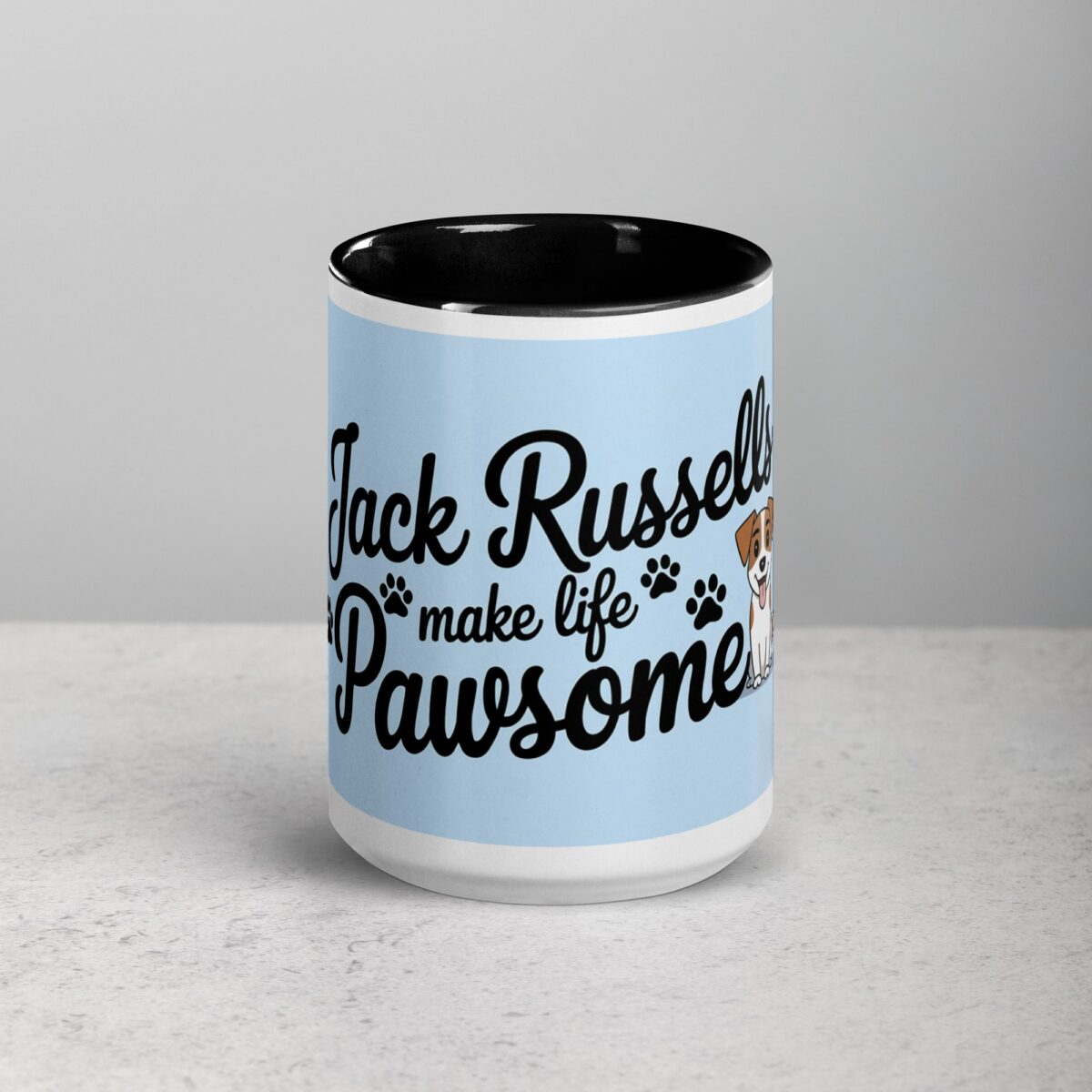 Jack Russells Make Life Pawsome Coffee Mug - Image 4
