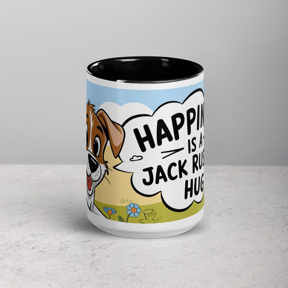Happiness Is a Jack Russell Hug Coffee Mug & Tea Cup - Image 4
