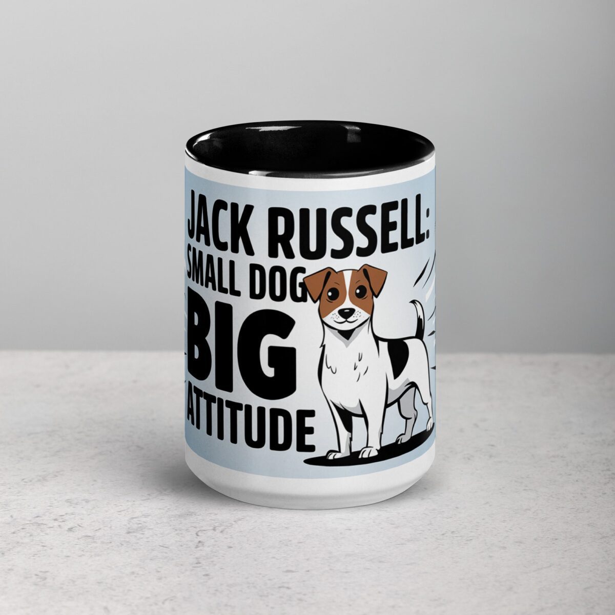 Jack Russell: Small Dog, Big Attitude Coffee Mug - Image 4