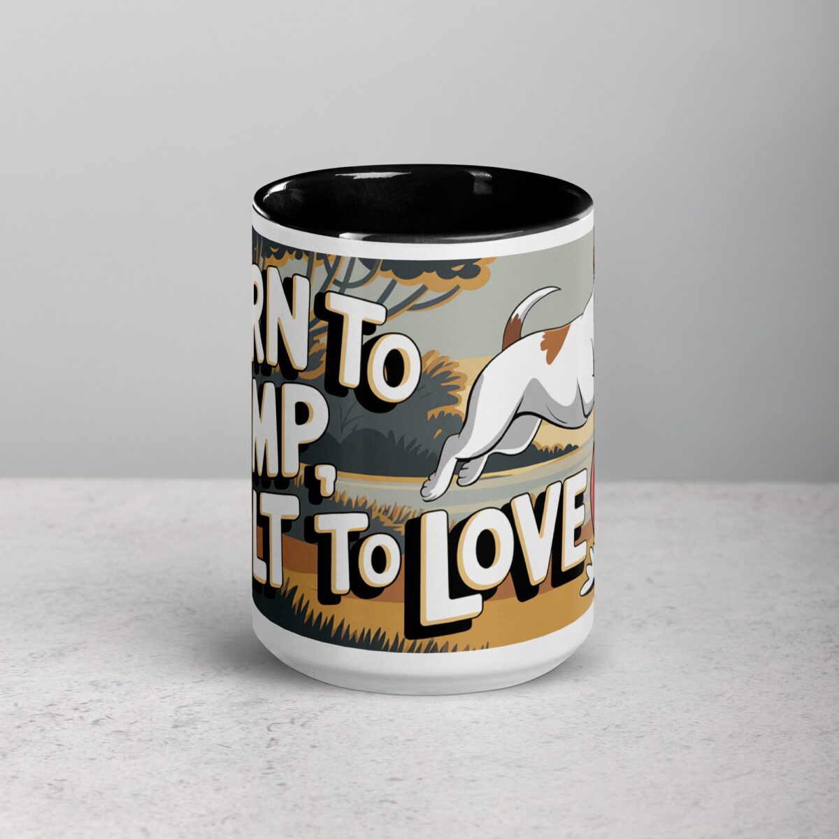 Born to Jump, Built to Love Jack Russell Mug - Image 4