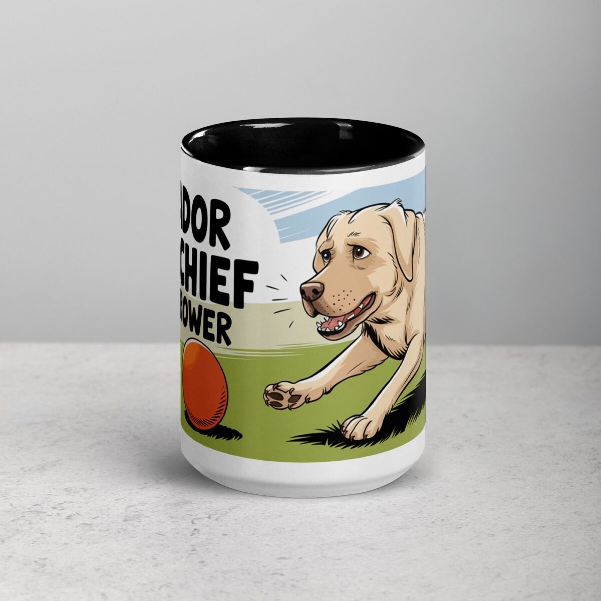 Labrador Dad: Chief Ball Thrower Coffee Mug - Image 4