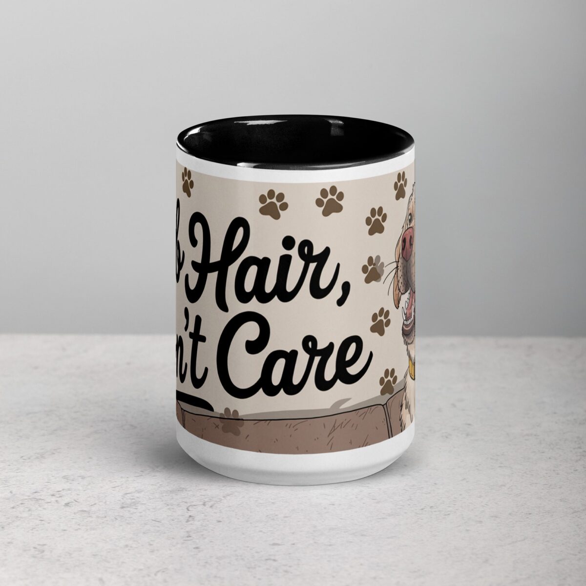 Lab Hair, Don’t Care Labrador Coffee Mug - Image 4