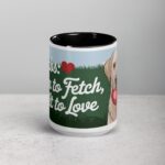 Labs: Born to Fetch, Built to Love Coffee Mug - Image 4