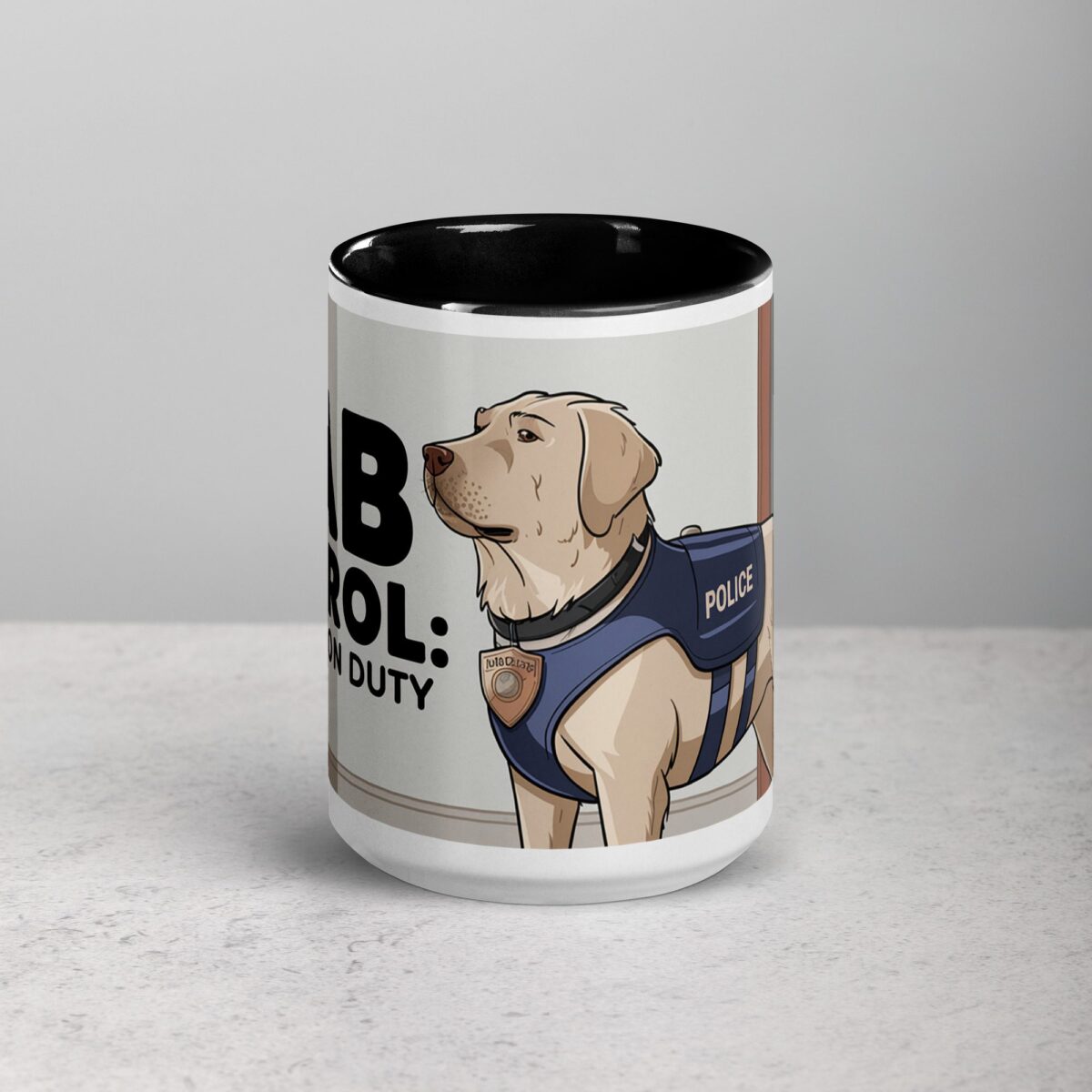 Lab Patrol: Always on Duty Coffee Mug - Image 4