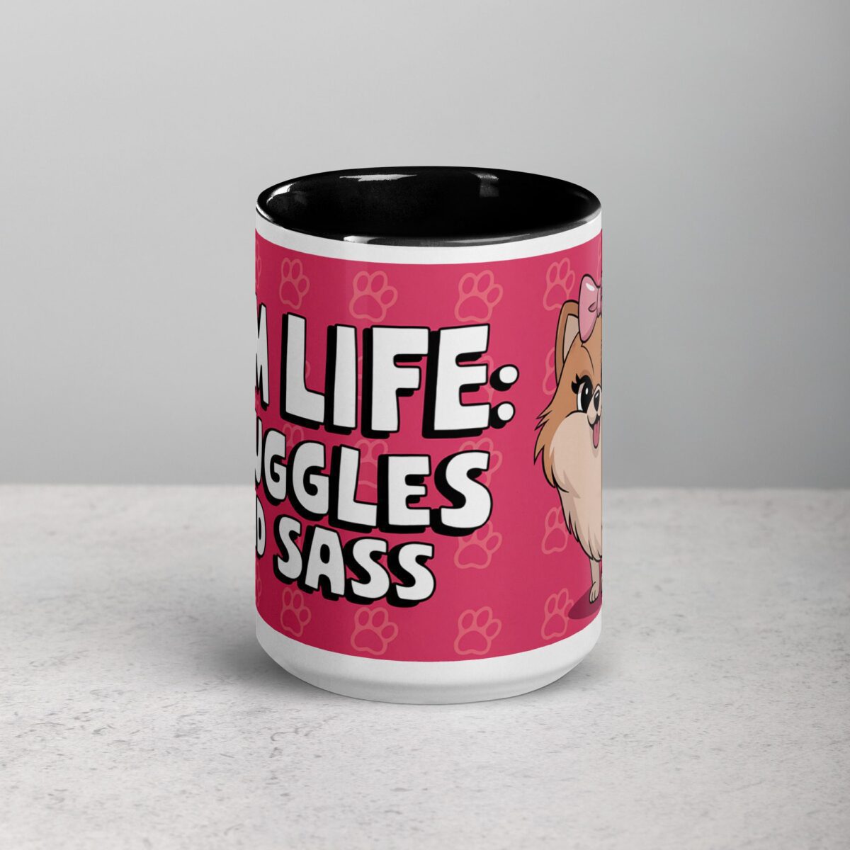 Pom Life: Snuggles and Sass Coffee Mug - Image 4