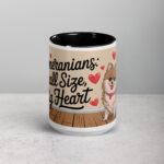 Pomeranians: Small Size, Big Heart Coffee Mug - Image 4