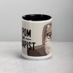 My Pom Is My Therapist Coffee Mug - Image 4
