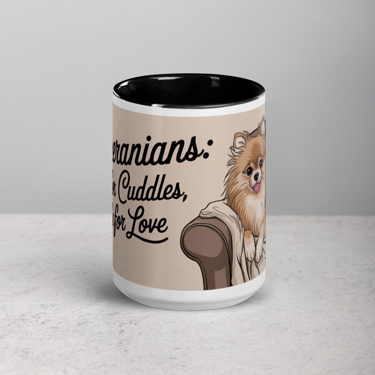 Pomeranians: Built for Cuddles, Made for Love Mug - Image 4
