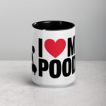 I ❤️ My Poodle Coffee Mug & Tea Cup - Image 4