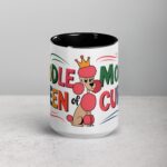 Poodle Mom: Queen of Curls Coffee Mug - Image 4