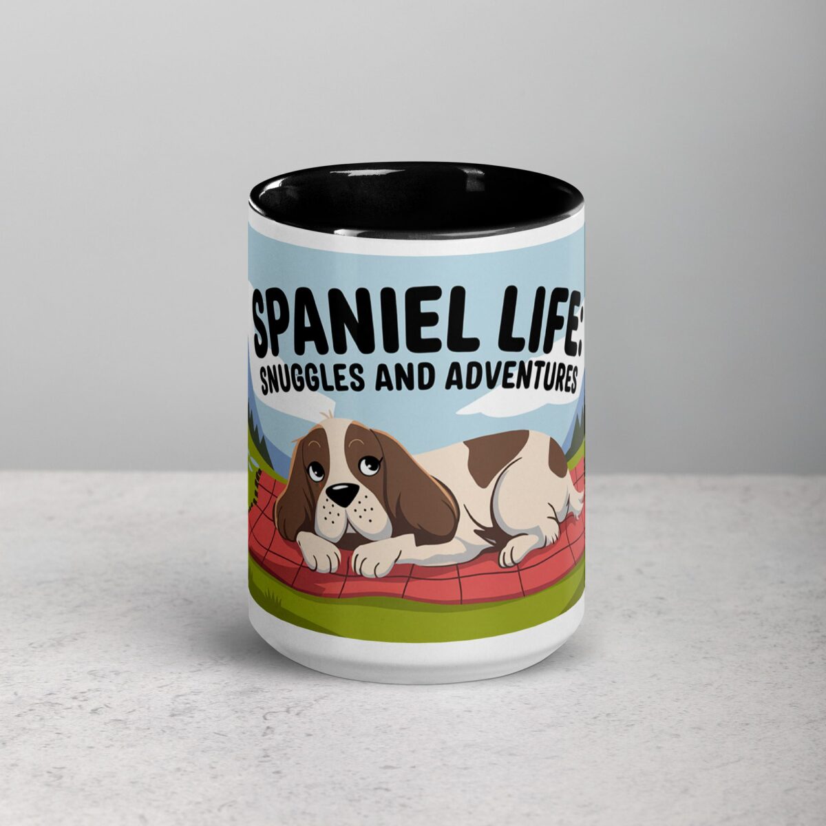 Spaniel Life: Snuggles and Adventures Coffee Mug - Image 4