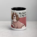 My Spaniel Is My Therapist Coffee Mug - Image 4