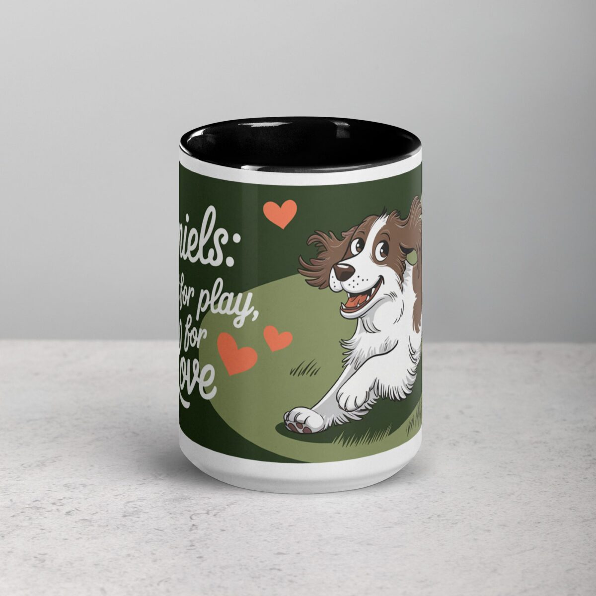 Spaniels: Built for Play, Made for Love Coffee Mug - Image 4