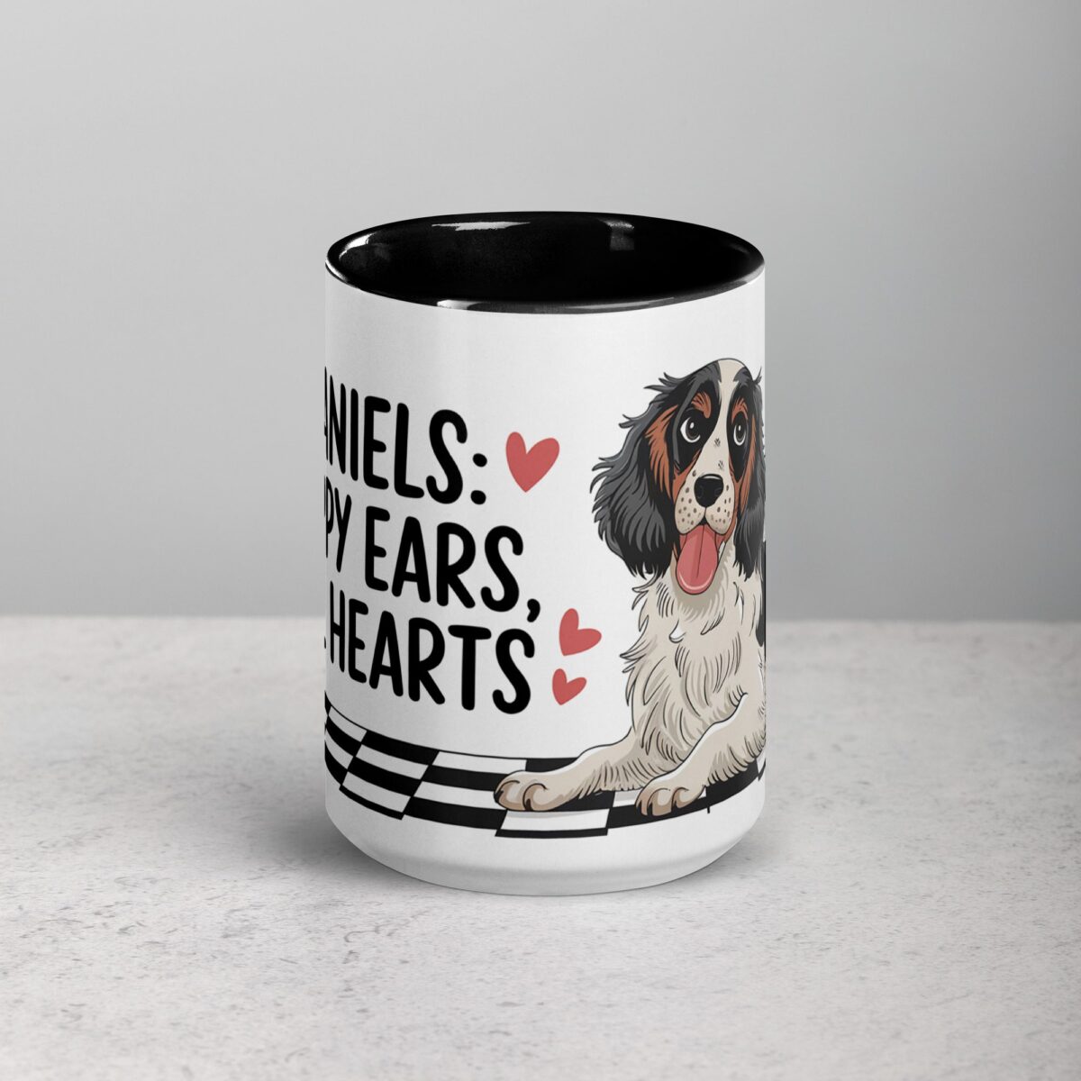 Spaniels: Floppy Ears, Full Hearts Coffee Mug - Image 4