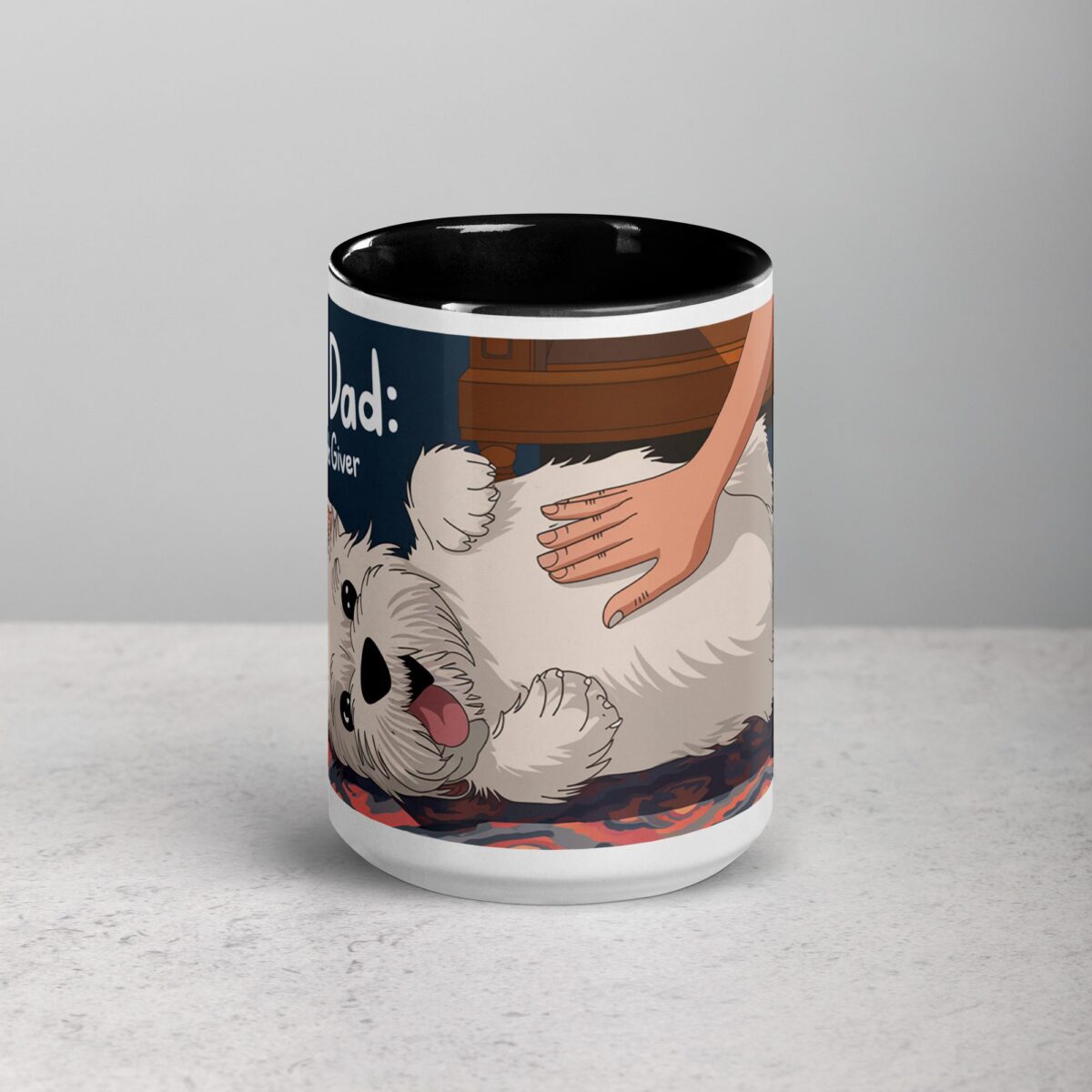 Westie Dad: Chief Belly Rub Giver Coffee Mug - Image 4