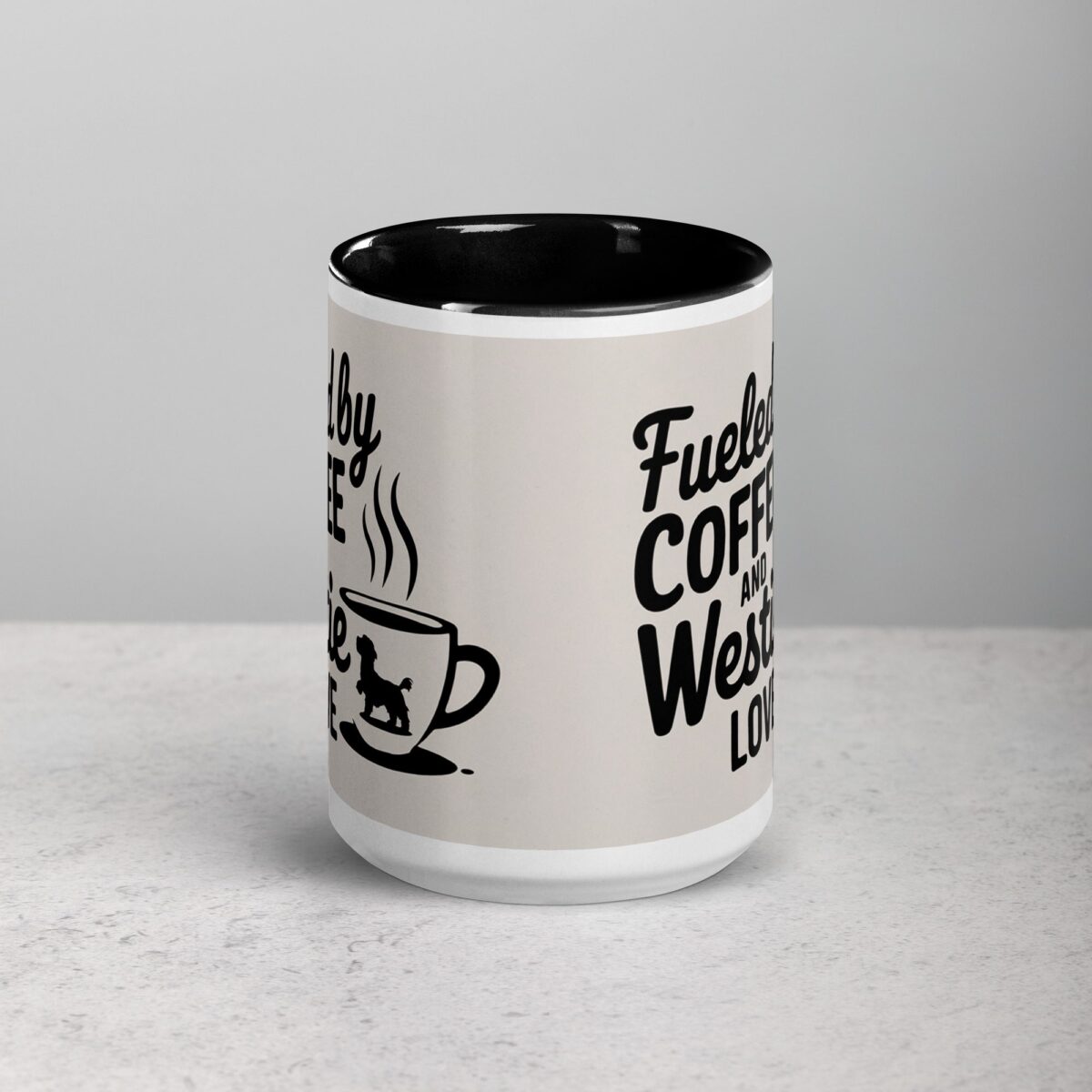 Fueled by Coffee and Westie Love Mug - Image 4