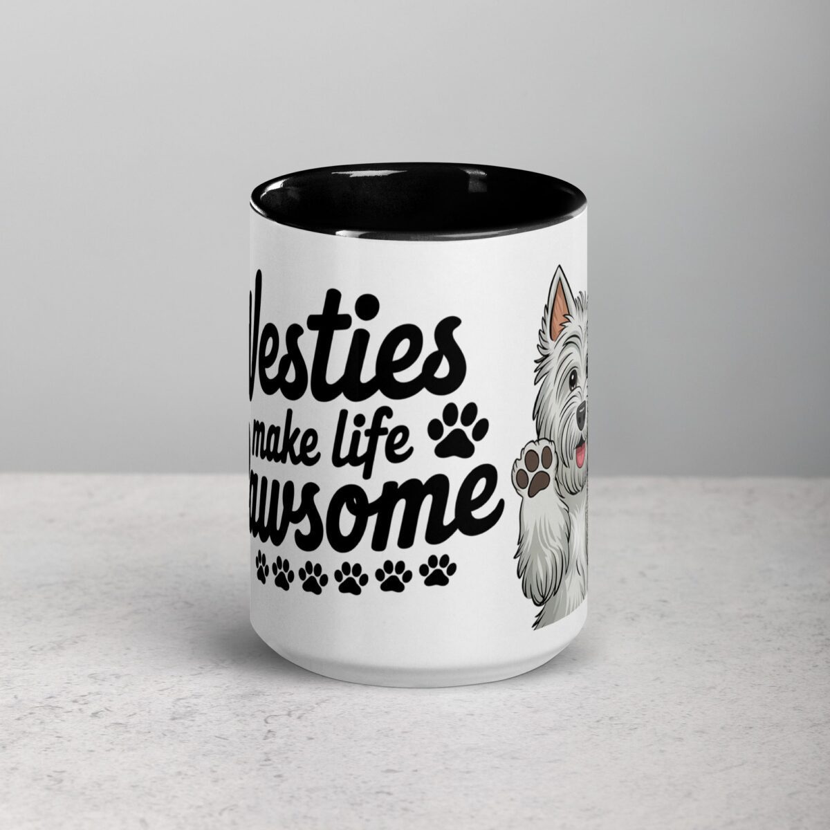 Westies Make Life Pawsome Coffee Mug - Image 4