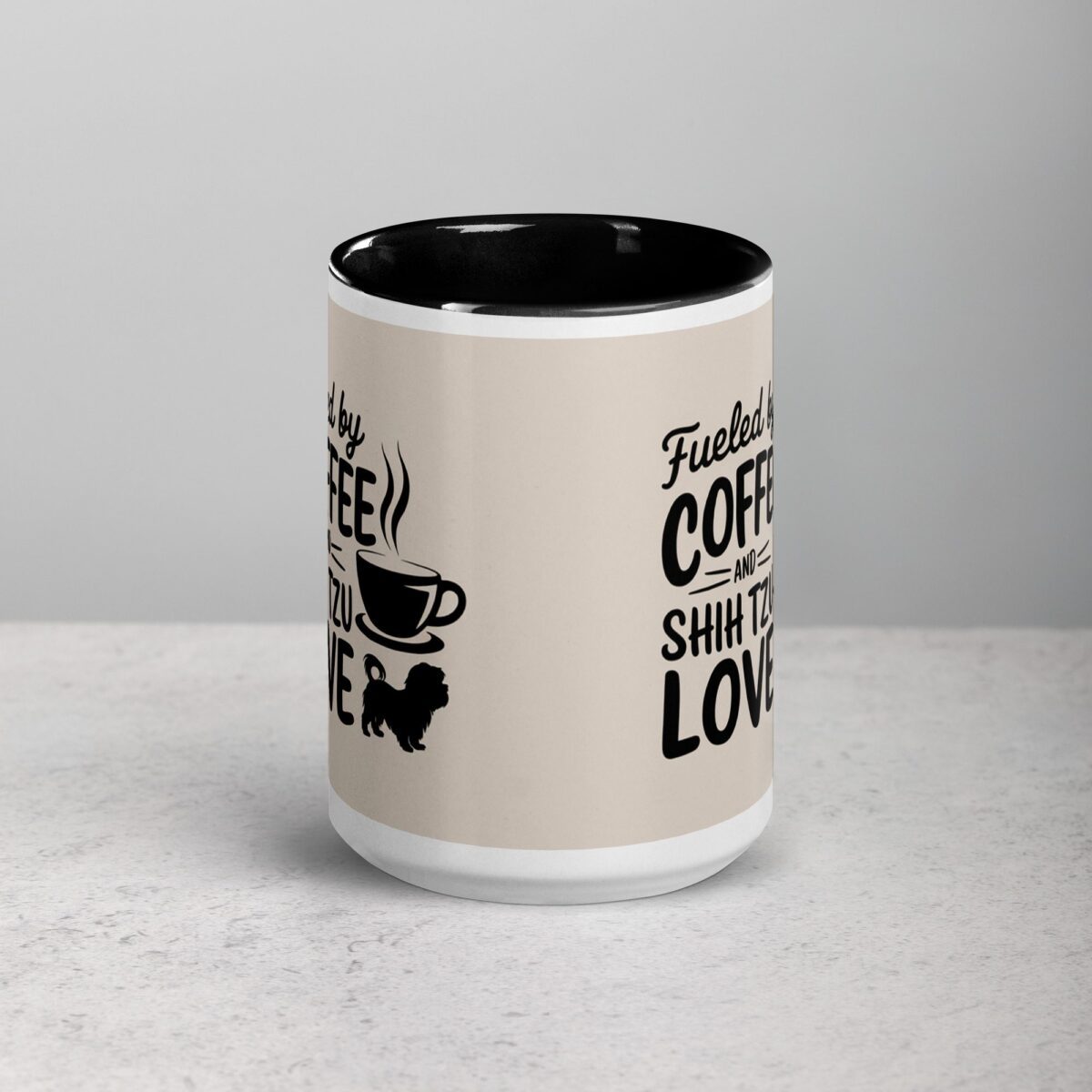 Fueled by Coffee and Shih Tzu Love Mug - Image 4