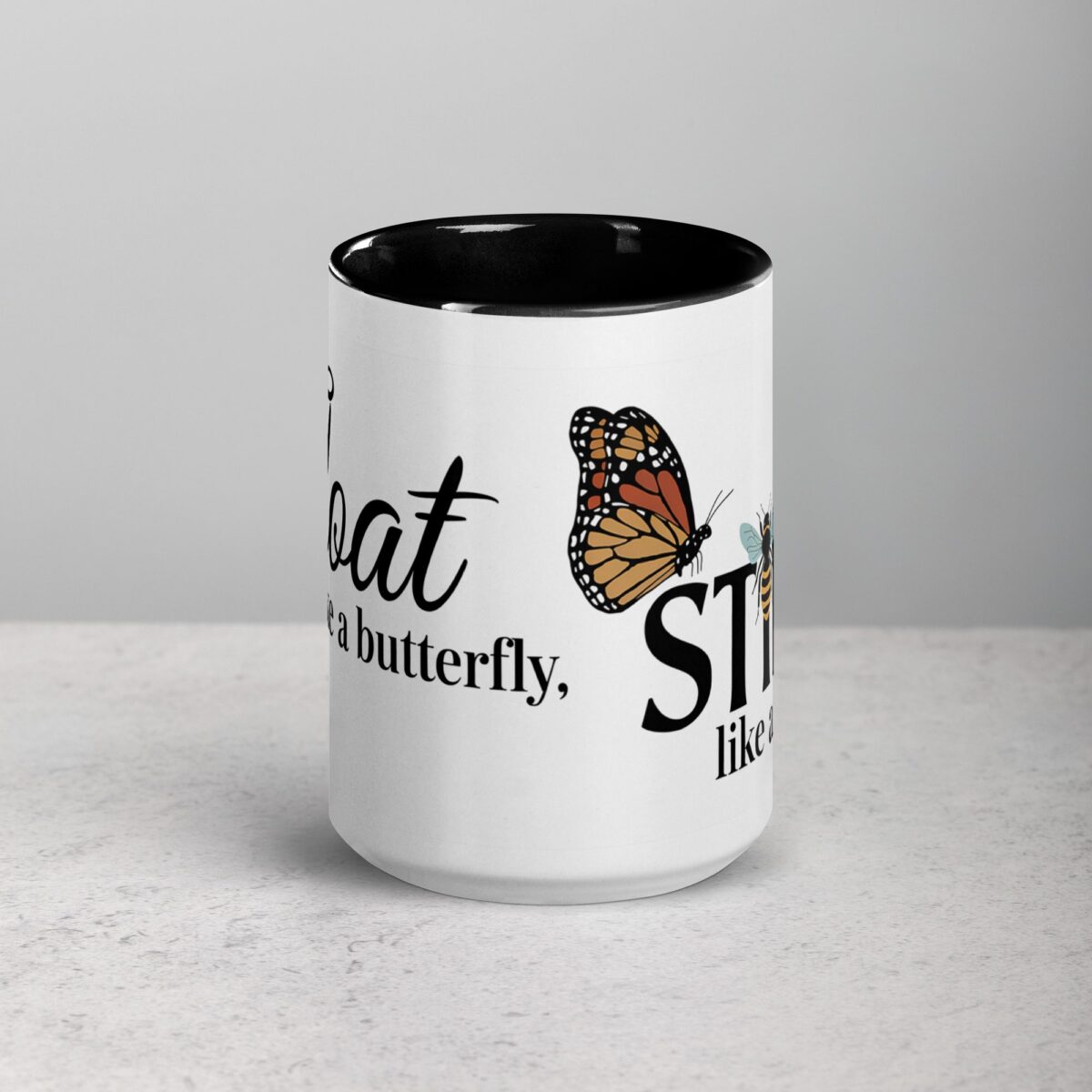 Float Like a Butterfly, Sting Like a Bee Mug - Image 4