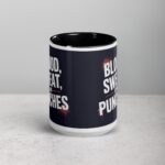 Blood, Sweat, and Punches Boxing Mug - Image 4
