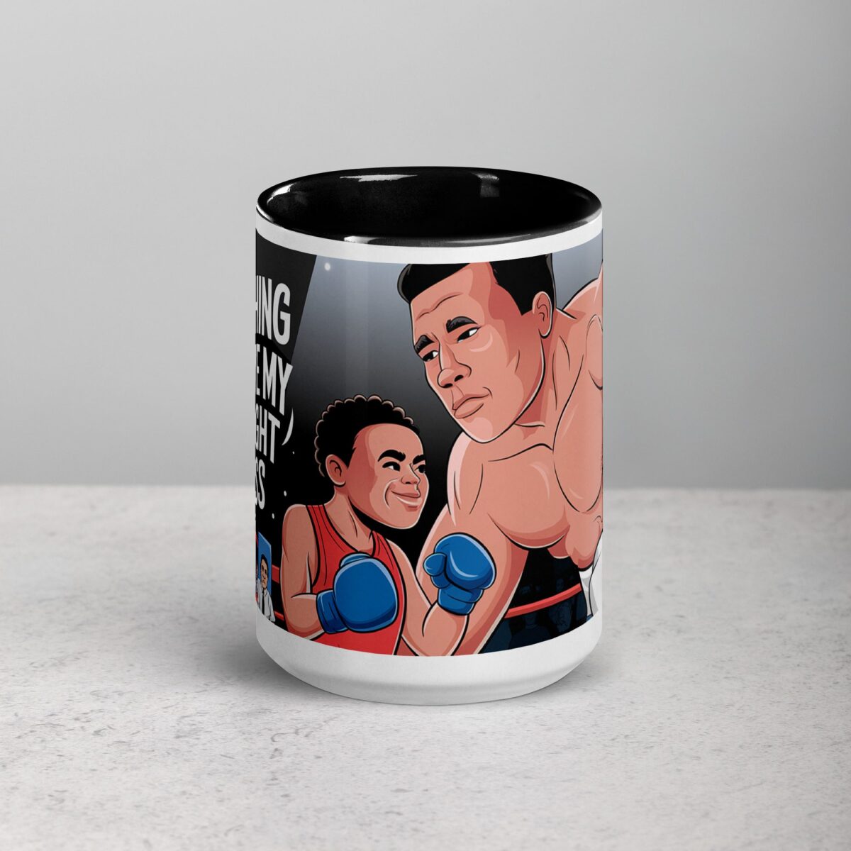 Punching Above My Weight Class Boxing Mug - Image 4