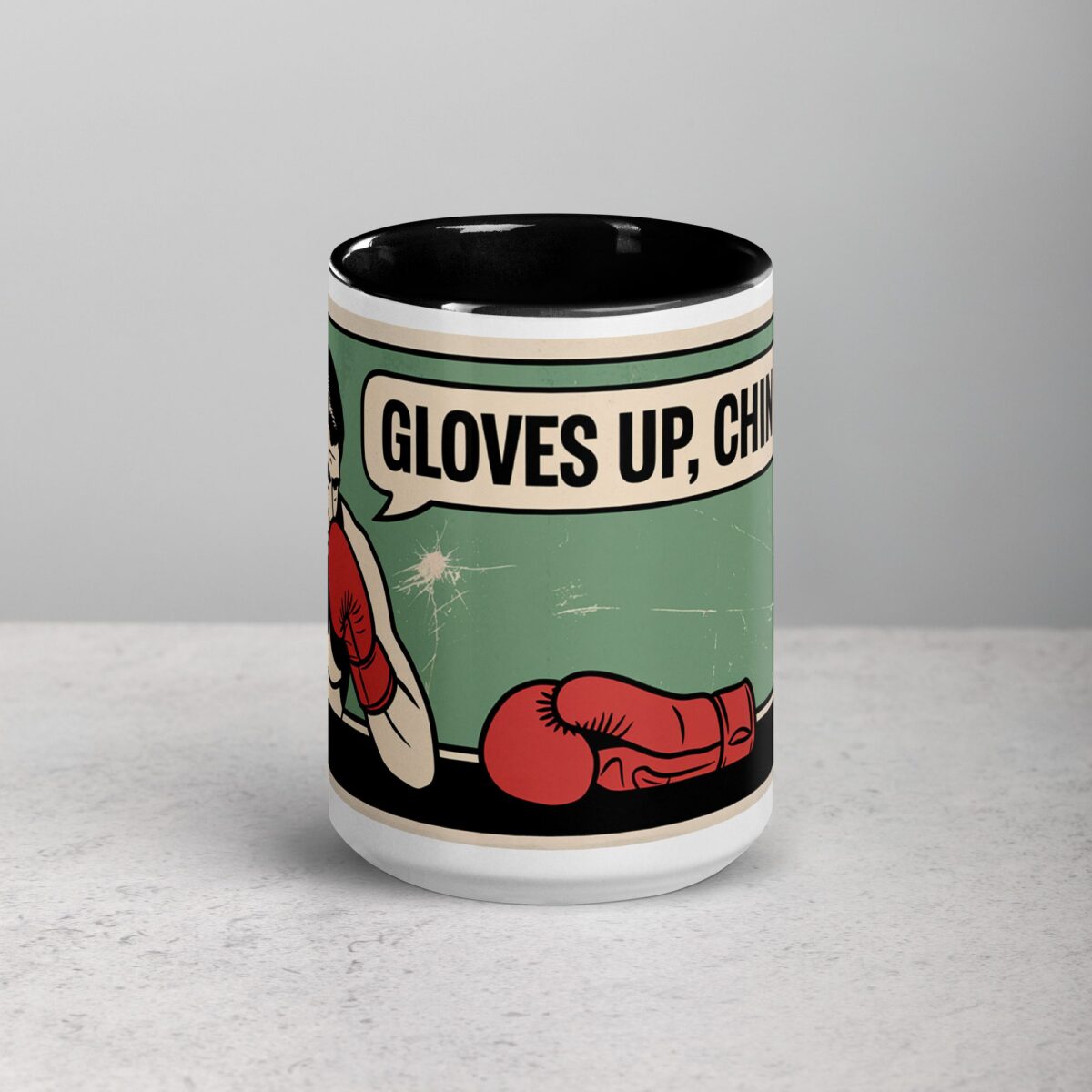 Gloves Up, Chin Down Boxing Mug - Image 4