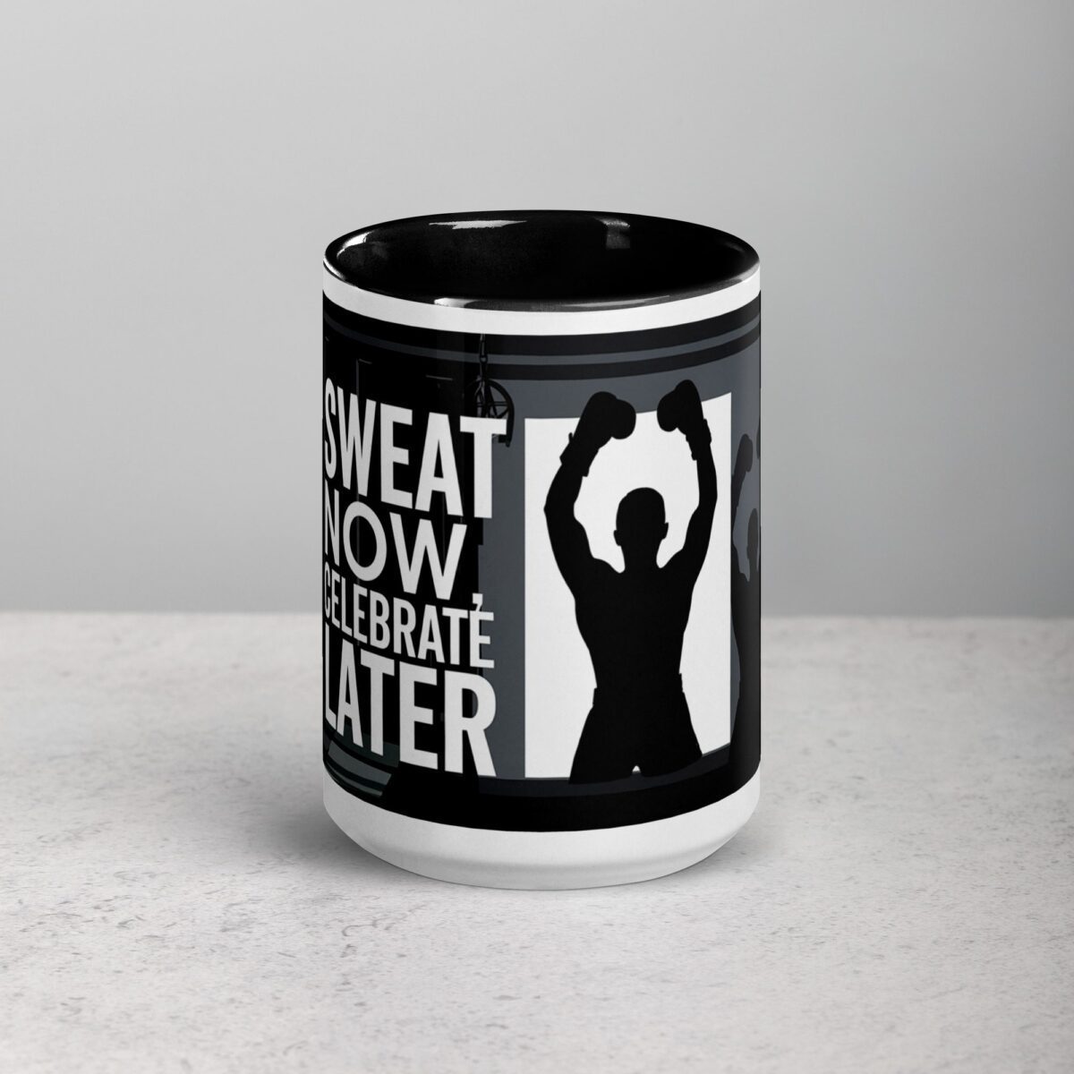 Sweat Now, Celebrate Later Boxing Mug - Image 4