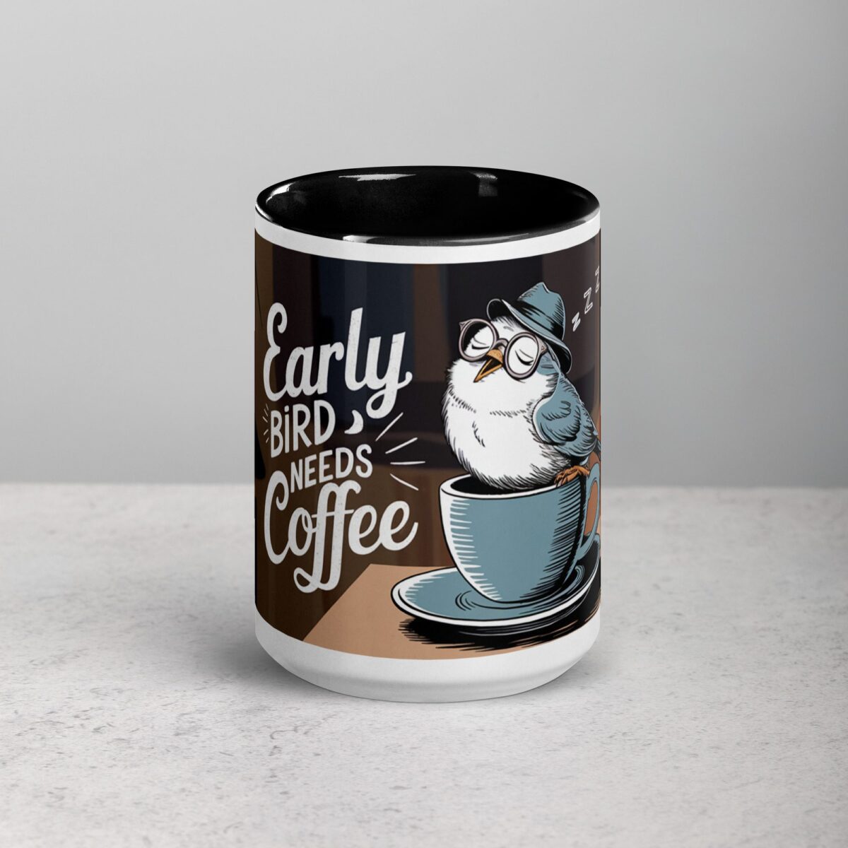 Early Bird Needs Coffee Mug - Image 4