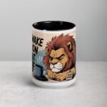 Don’t Wake the Lion Without Coffee Mug - Image 4