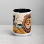 Hear Me Roar... After Coffee Lion Mug - Image 4