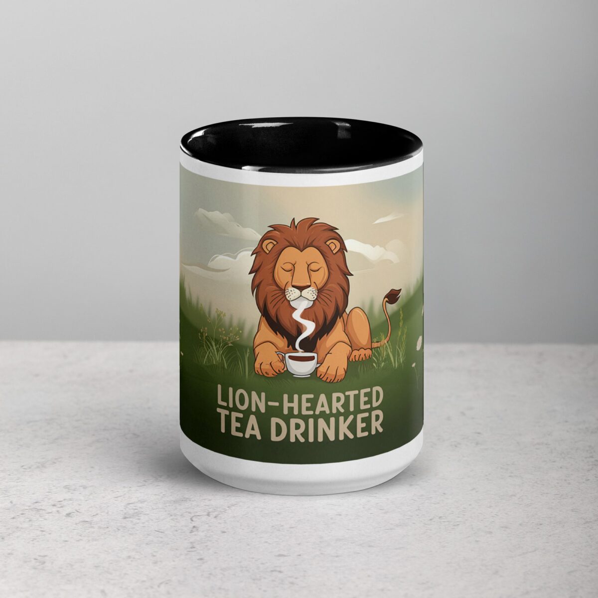 Lion-Hearted Tea Drinker Cup - Image 4