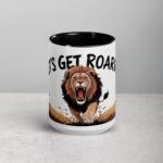 Let’s Get Roarin’! Lion Coffee Mug & Tea Cup - Image 4