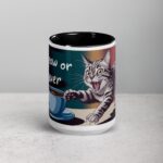 Meow or Never Coffee Mug & Tea Cup - Image 4