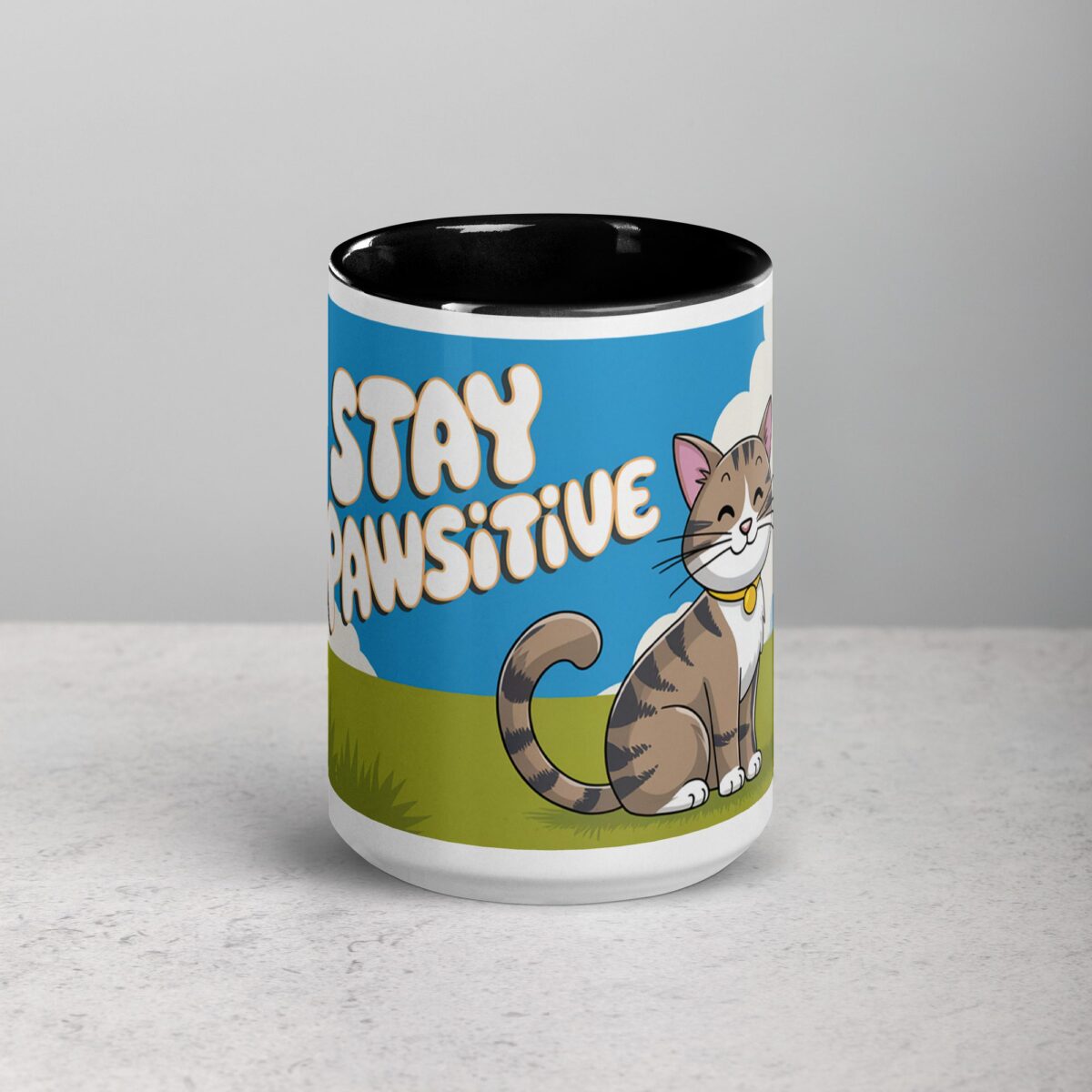 Stay Pawsitive Coffee Mug & Tea Cup - Image 4