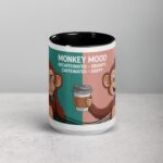 Monkey Mood: Decaffeinated = Grumpy, Caffeinated = Happy Mug - Image 4