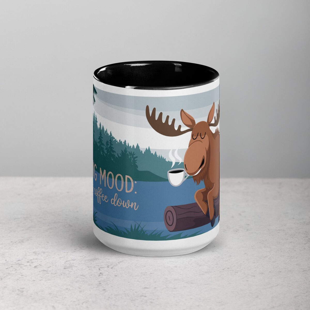 Morning Mood: Antlers Up, Coffee Down Mug - Image 4