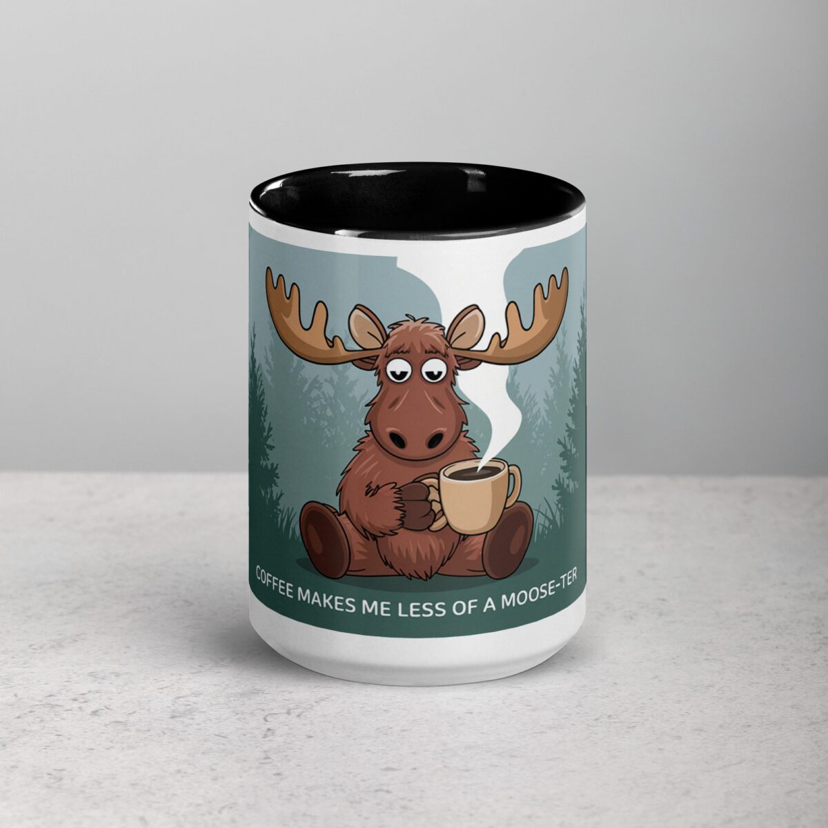 Coffee Makes Me Less of a Moose-ter Mug - Image 4