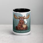 Coffee Makes Me Less of a Moose-ter Mug - Image 4