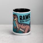 Rawr Means I Need Coffee Mug - Image 4