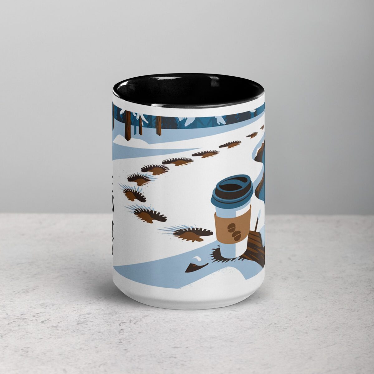 Moose Tracks and Coffee Stains Mug - Image 4