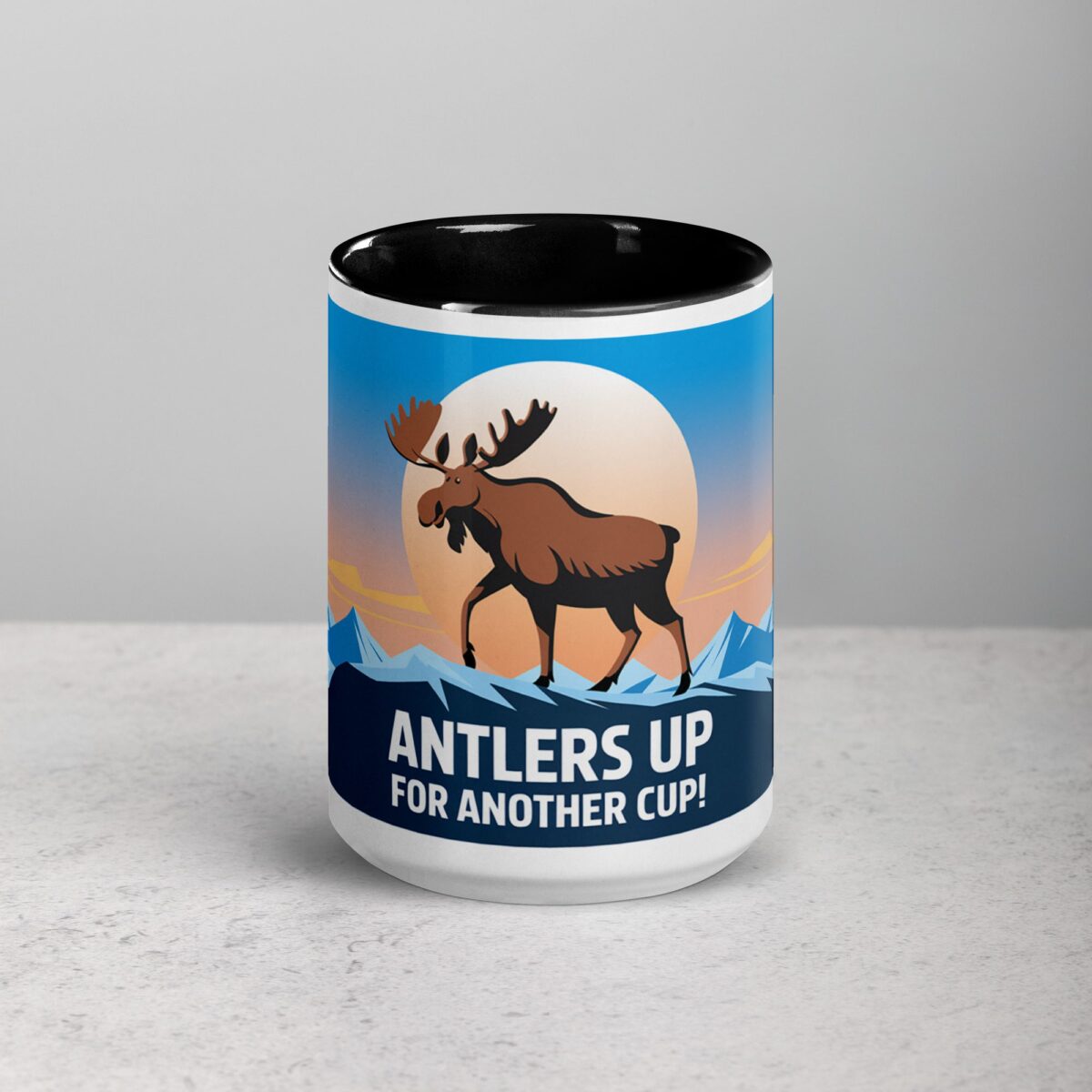 Antlers Up for Another Cup! Moose Mug - Image 4