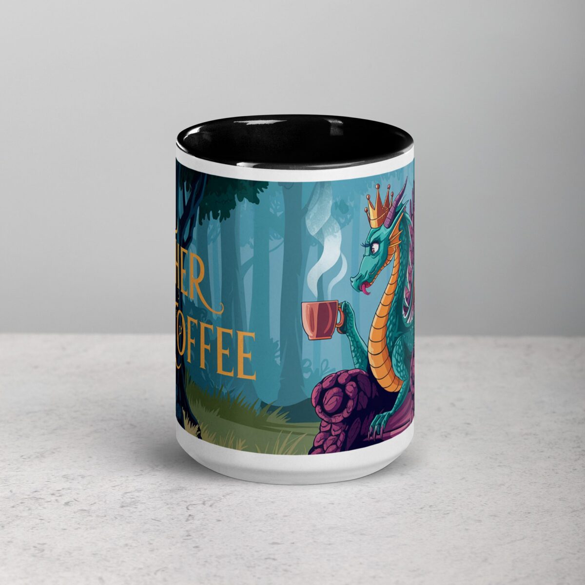 Mother of Coffee Dragon Mug - Image 4