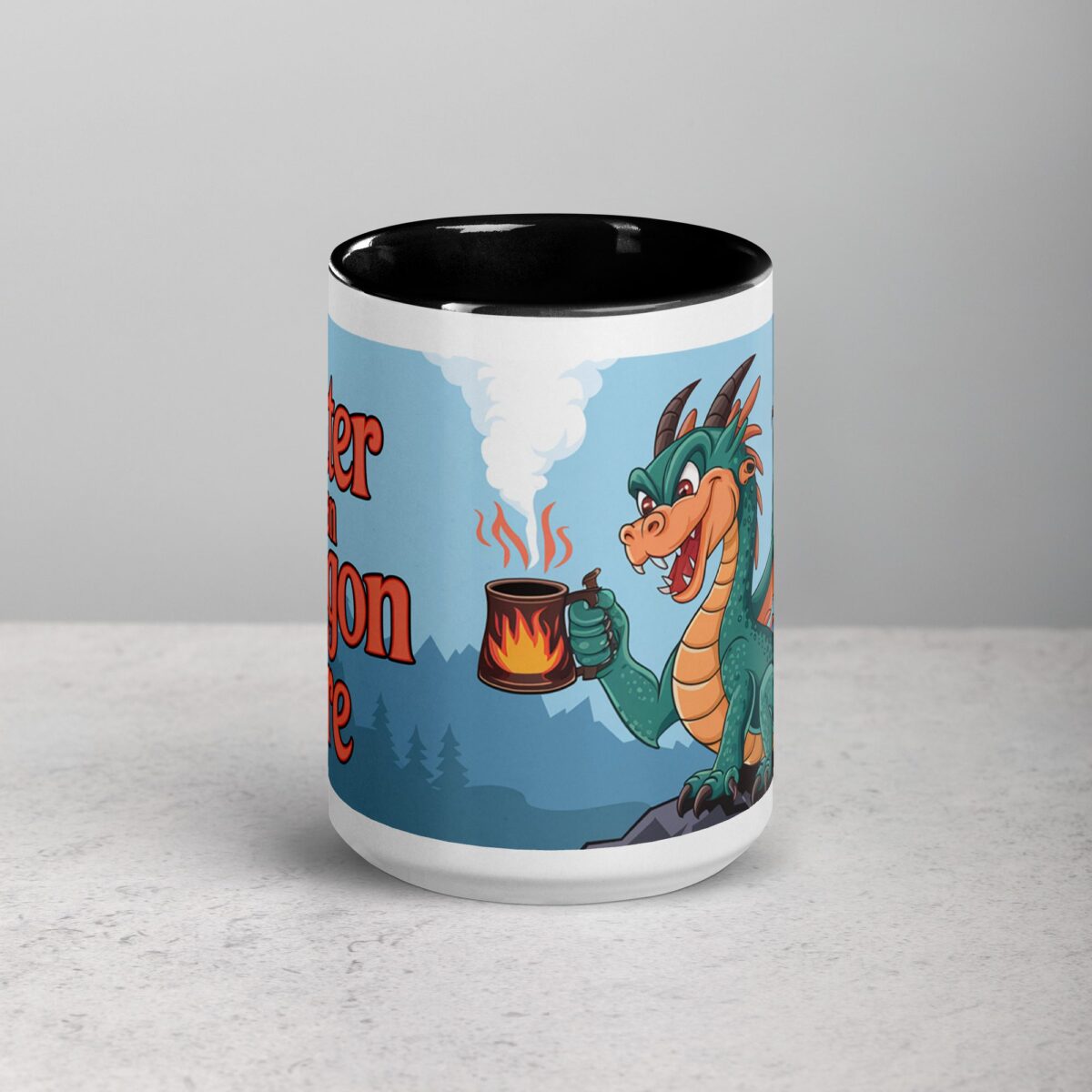 Chai-Ching: Dragon’s Gold Blend Mug - Image 4