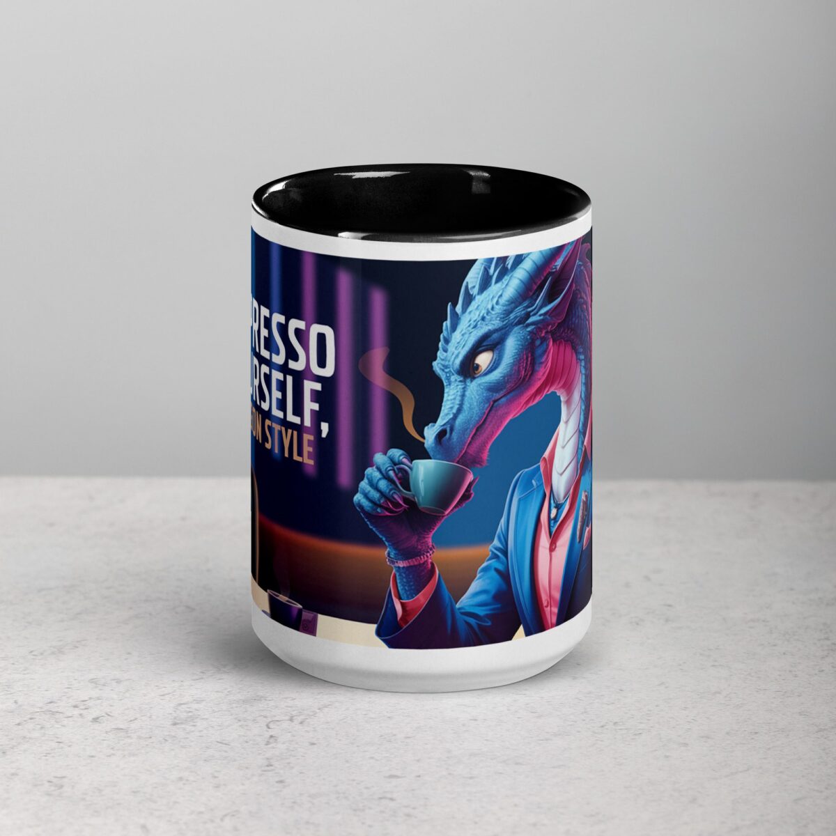 Hoarding Coffee, Not Gold Dragon Mug - Image 4